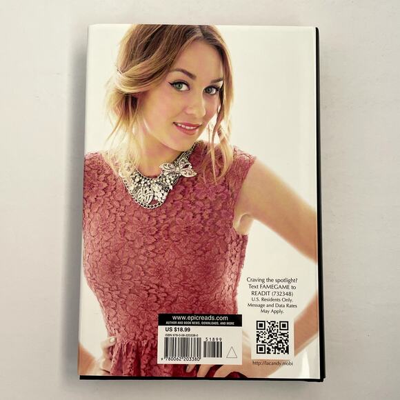 The Fame Game Lauren Conrad Hand Signed Book First Edition 1/1 Hardcover New - Picture 2 of 7